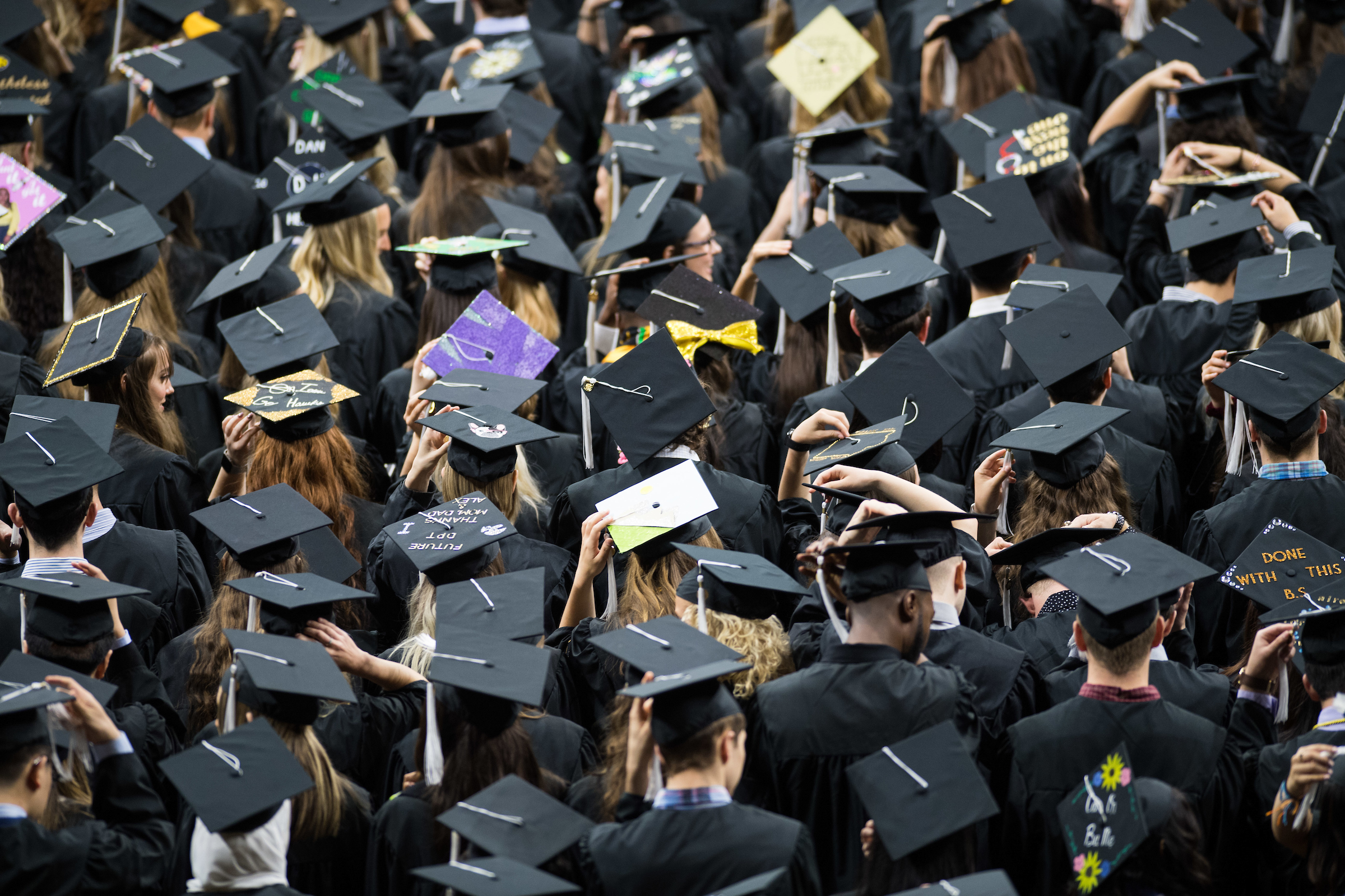 Caps and Gowns at Carver