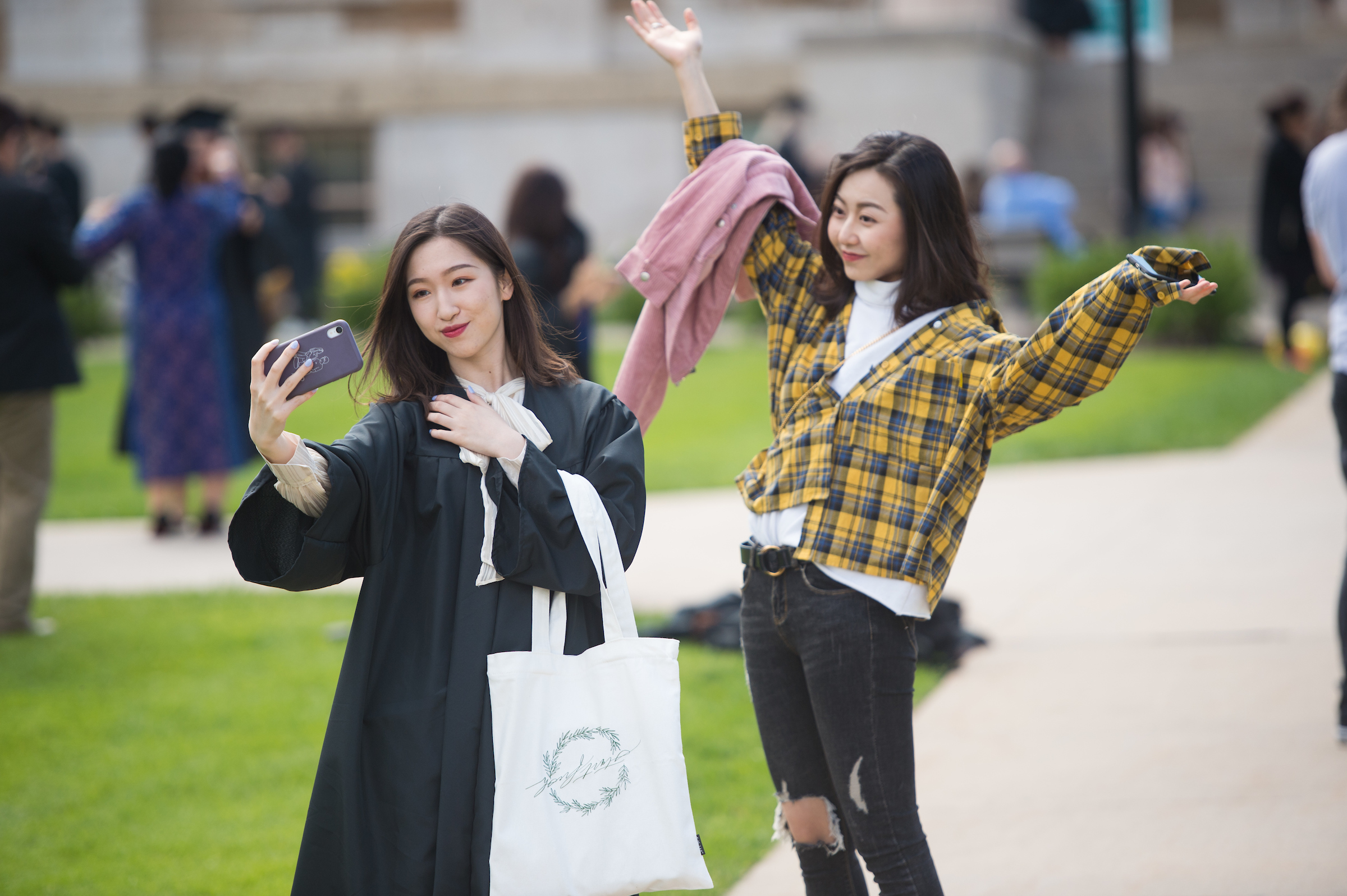 Grad Selfie Pentacrest