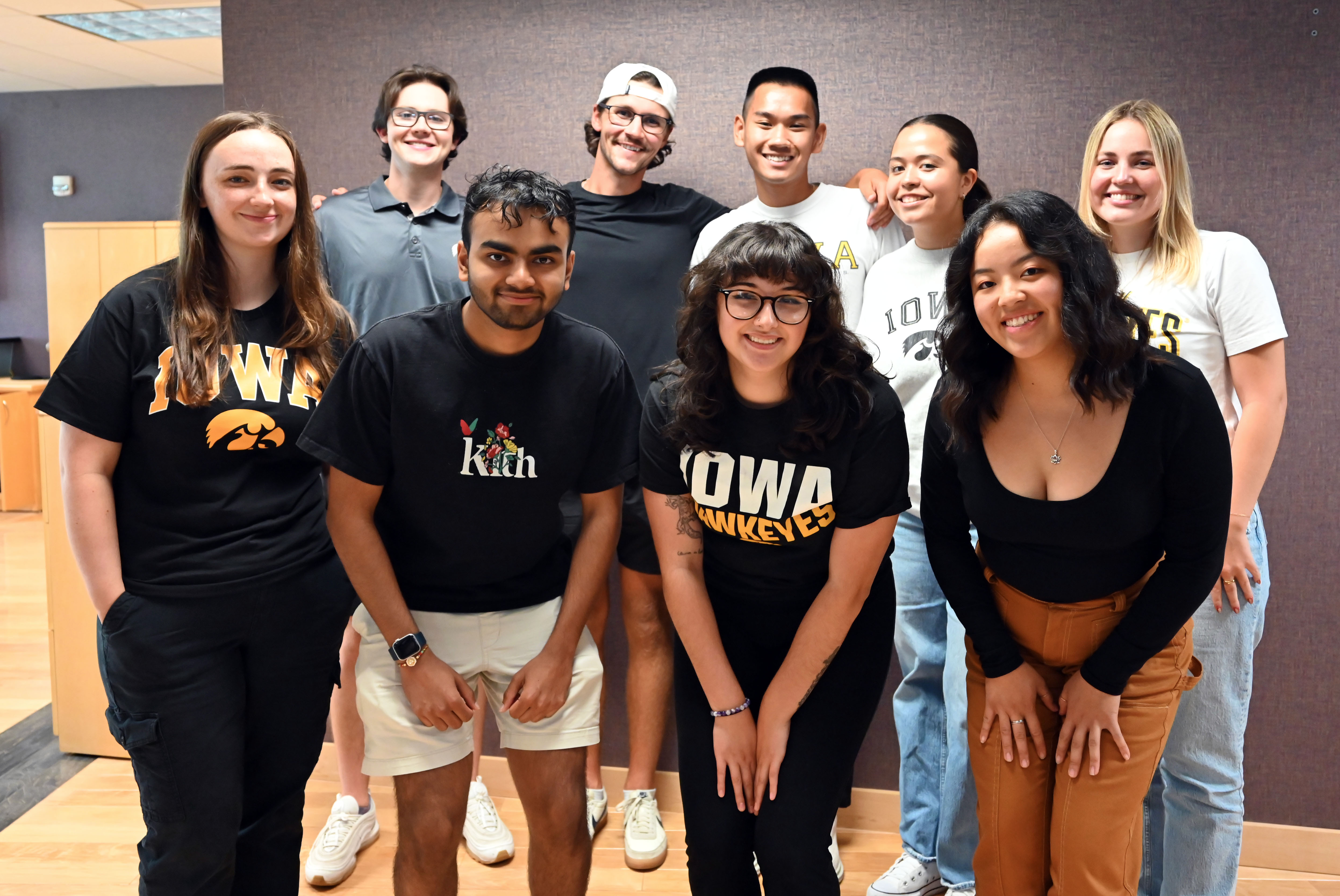 Group photo of peer advisors