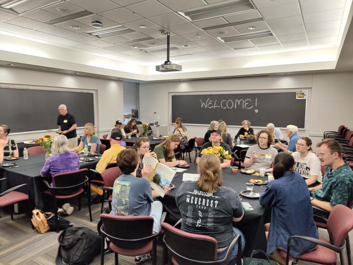 Alumni at Homecoming event