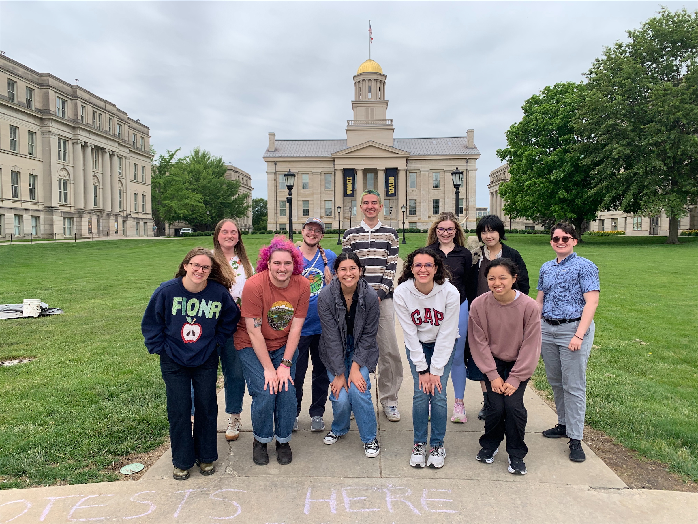 Summer REU students