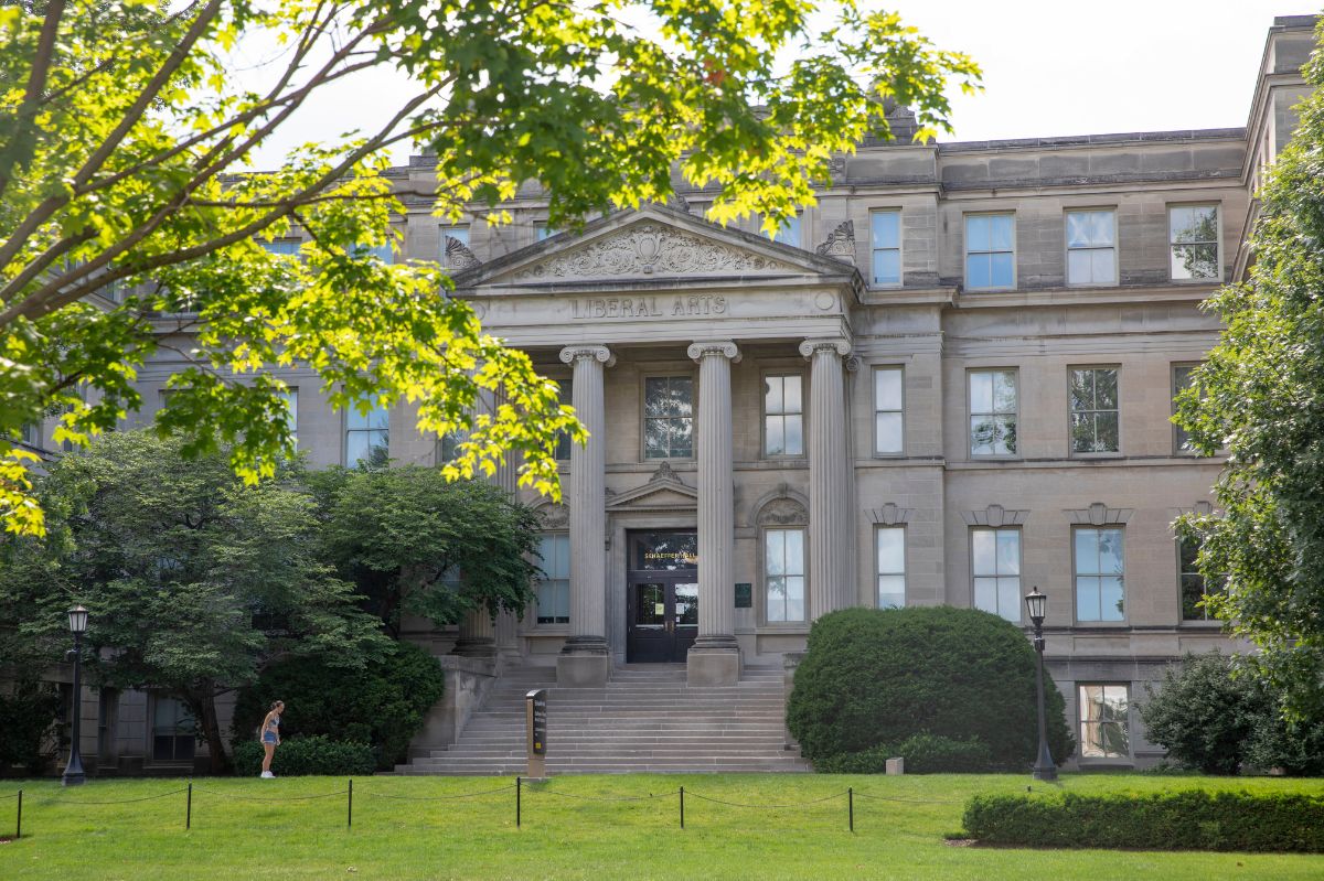 Image: Schaeffer Hall in the spring