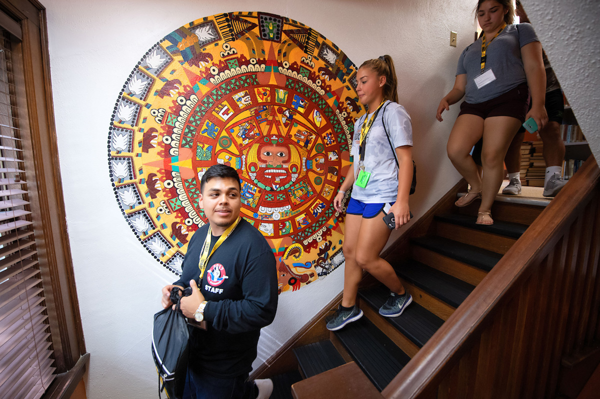 Image: an image from a culture house on campus