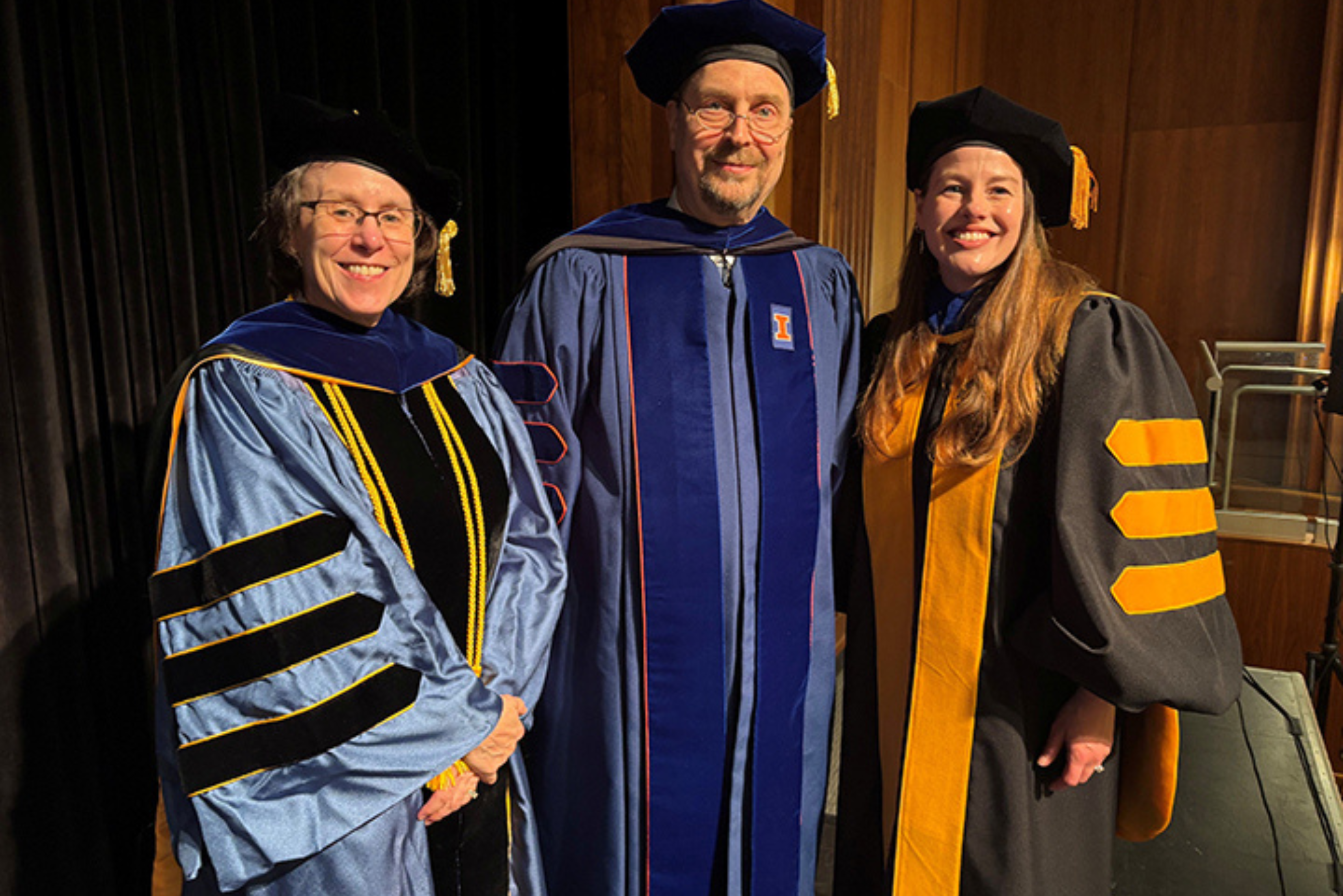 Left to right: Carol Severino, Alberto Segre, Kristy Nabhan-Warren