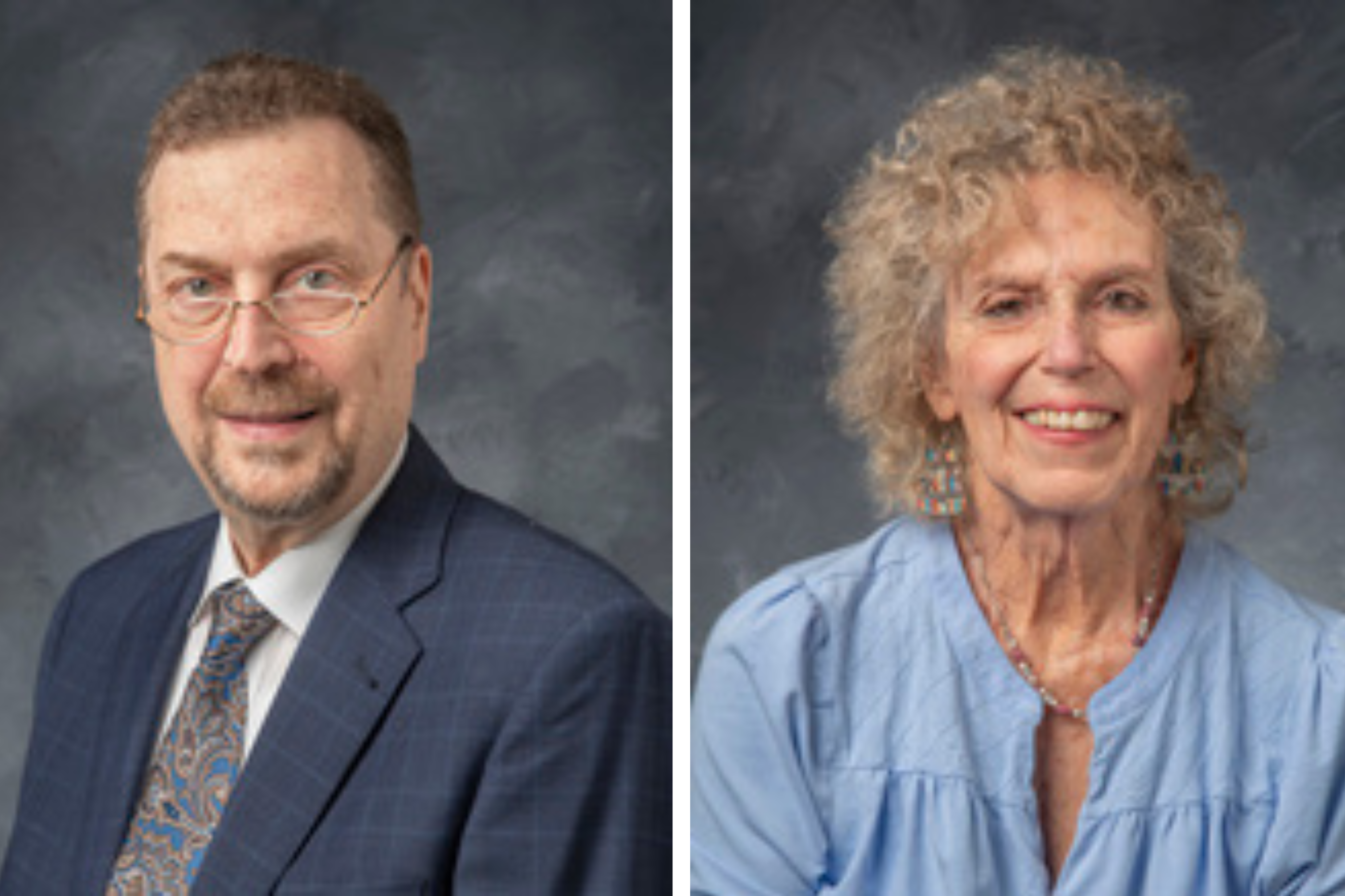 Headshots of Segre and Severino