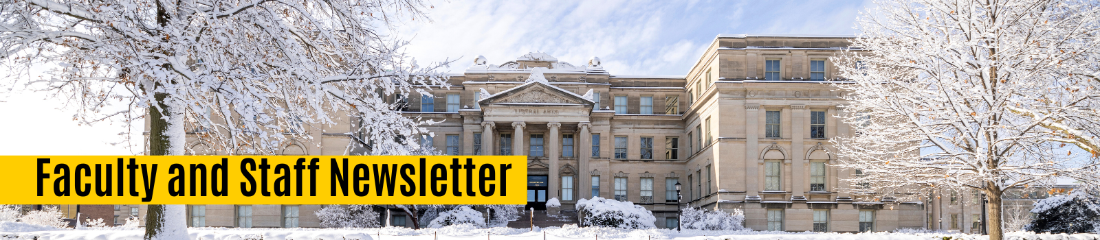 Schaeffer Hall in the winter