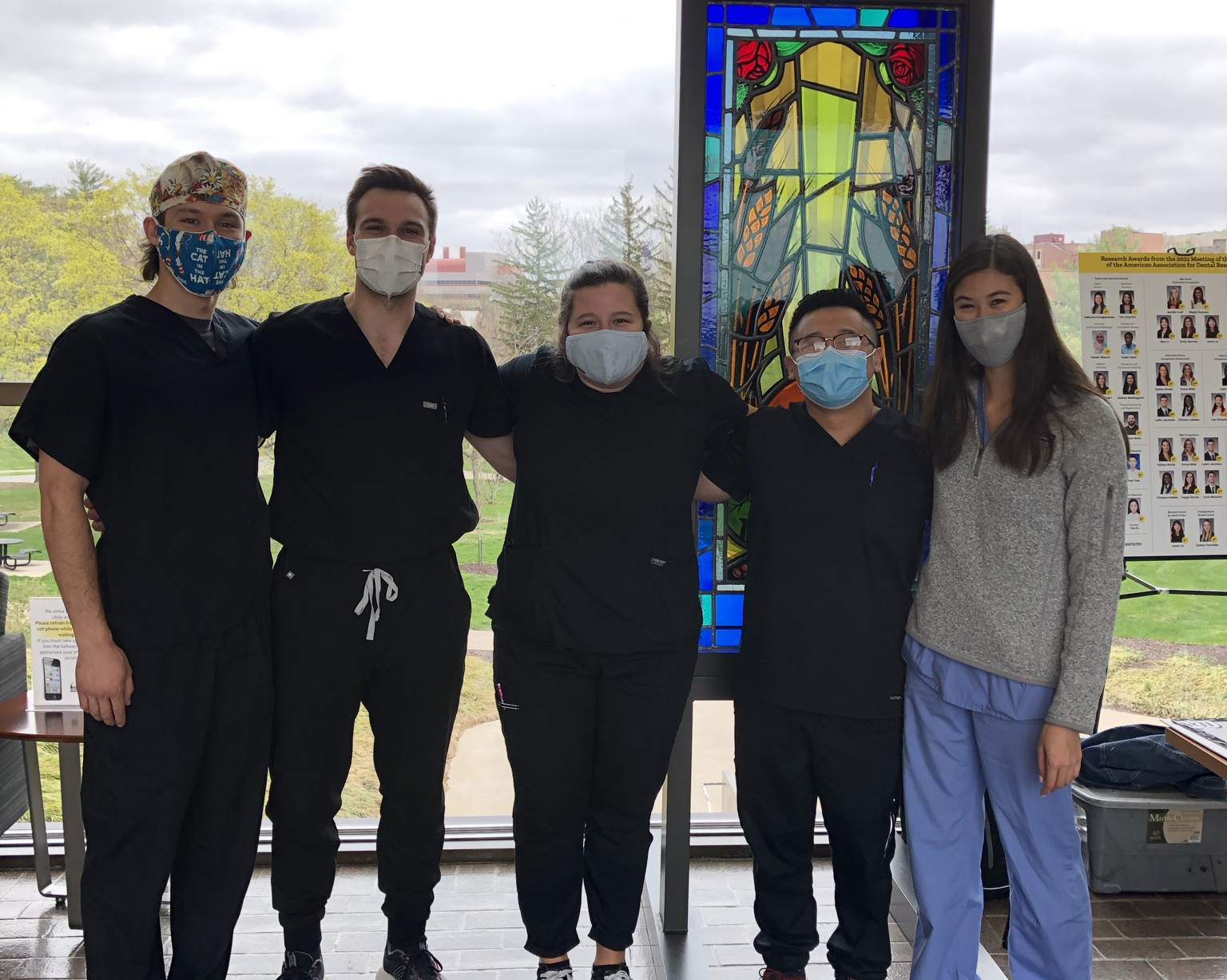 Dental students on National Signing Day