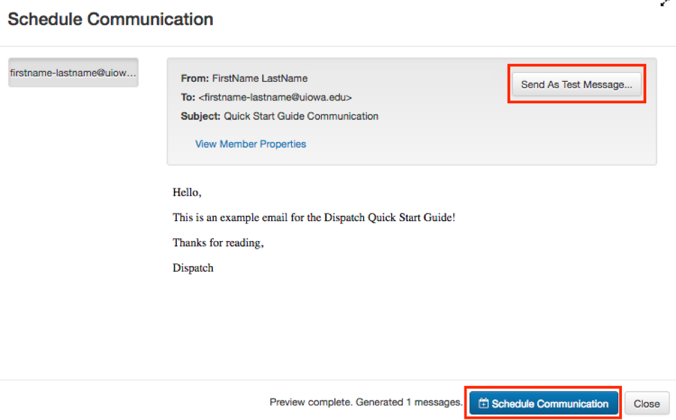 Dispatch - Help - Dispatch Quick Start