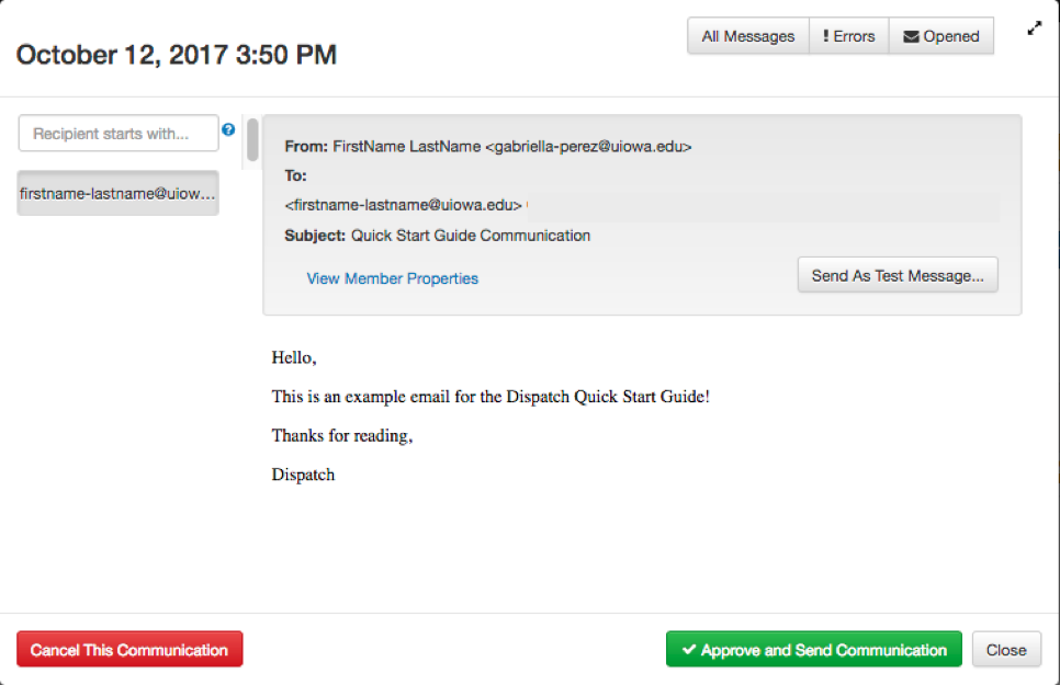 Dispatch - Help - Dispatch Quick Start