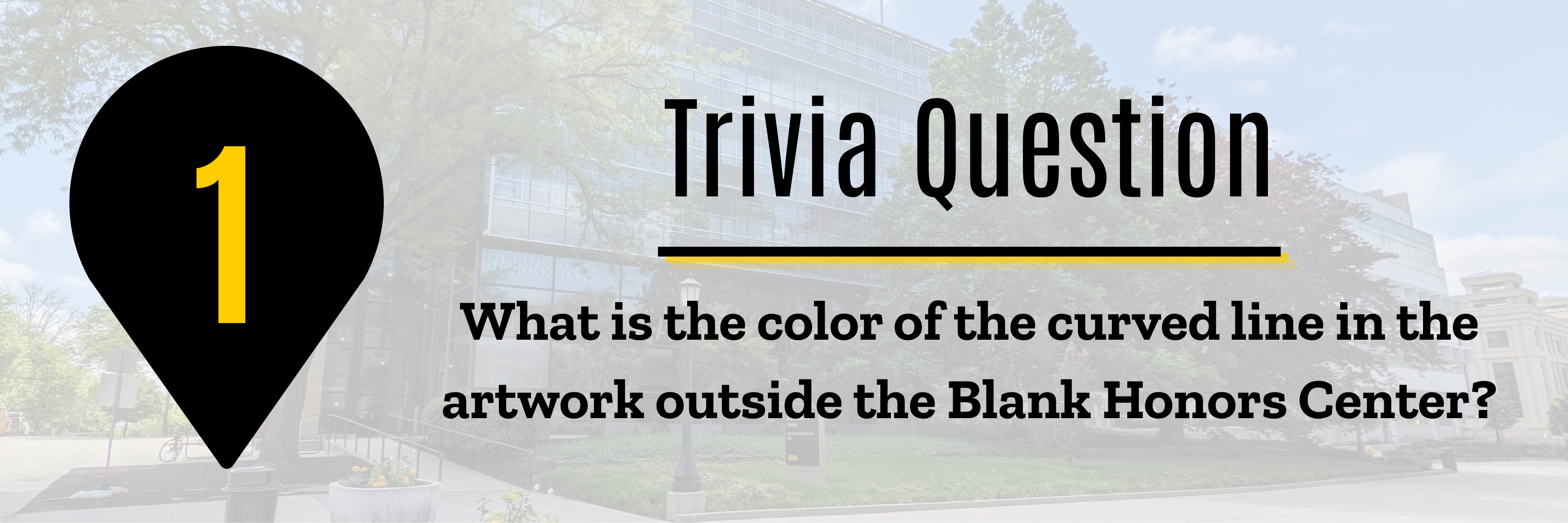 Blank honors center trivia question