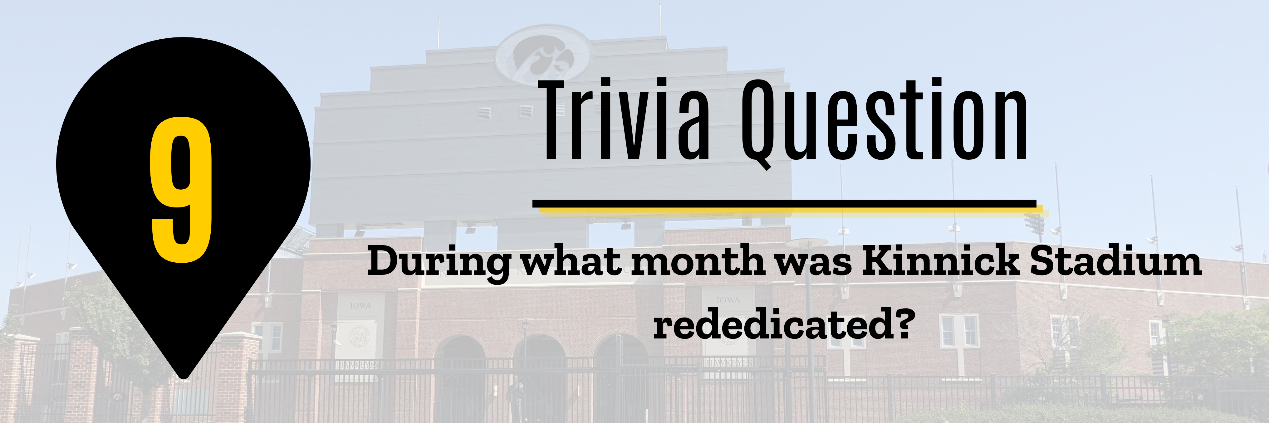 Kinnick Stadium trivia question