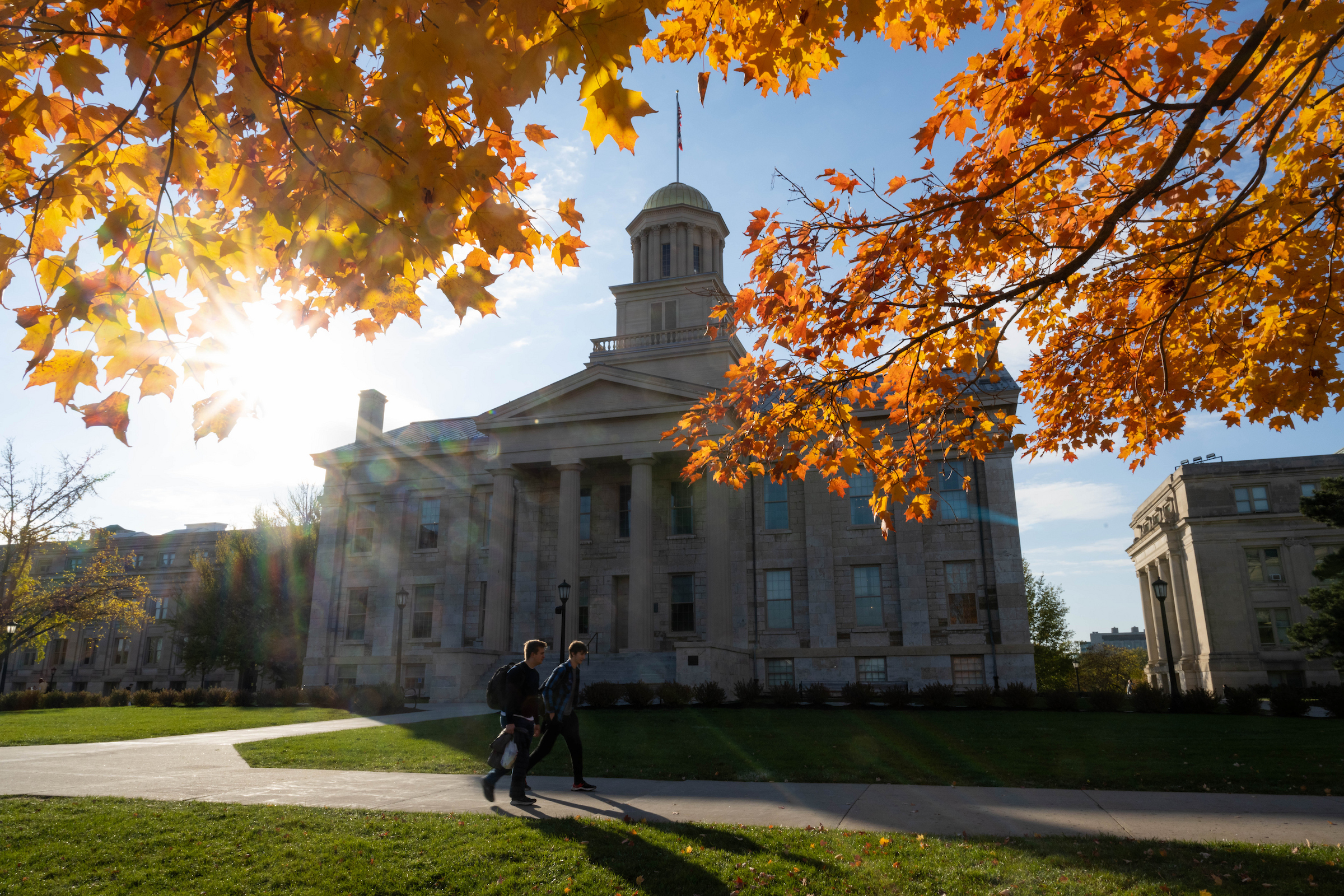 Old Capitol in the fall