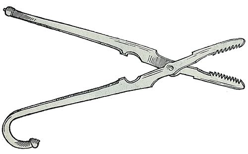 A serrated multitool/scissors from Guidi's Chirurgia è Graeco in Latinum conversa, 1544.
