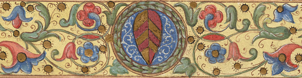 Decoration from Aristotelis De natura animalium, libri nouem. De partibus animalium, libri quattuor. De generatione animalium, libri quin[que], 1498