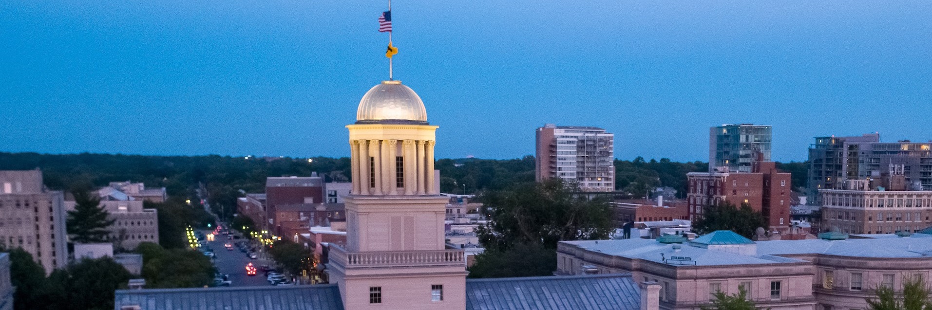 Old Capital drone image