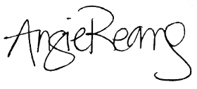 angie reams signature