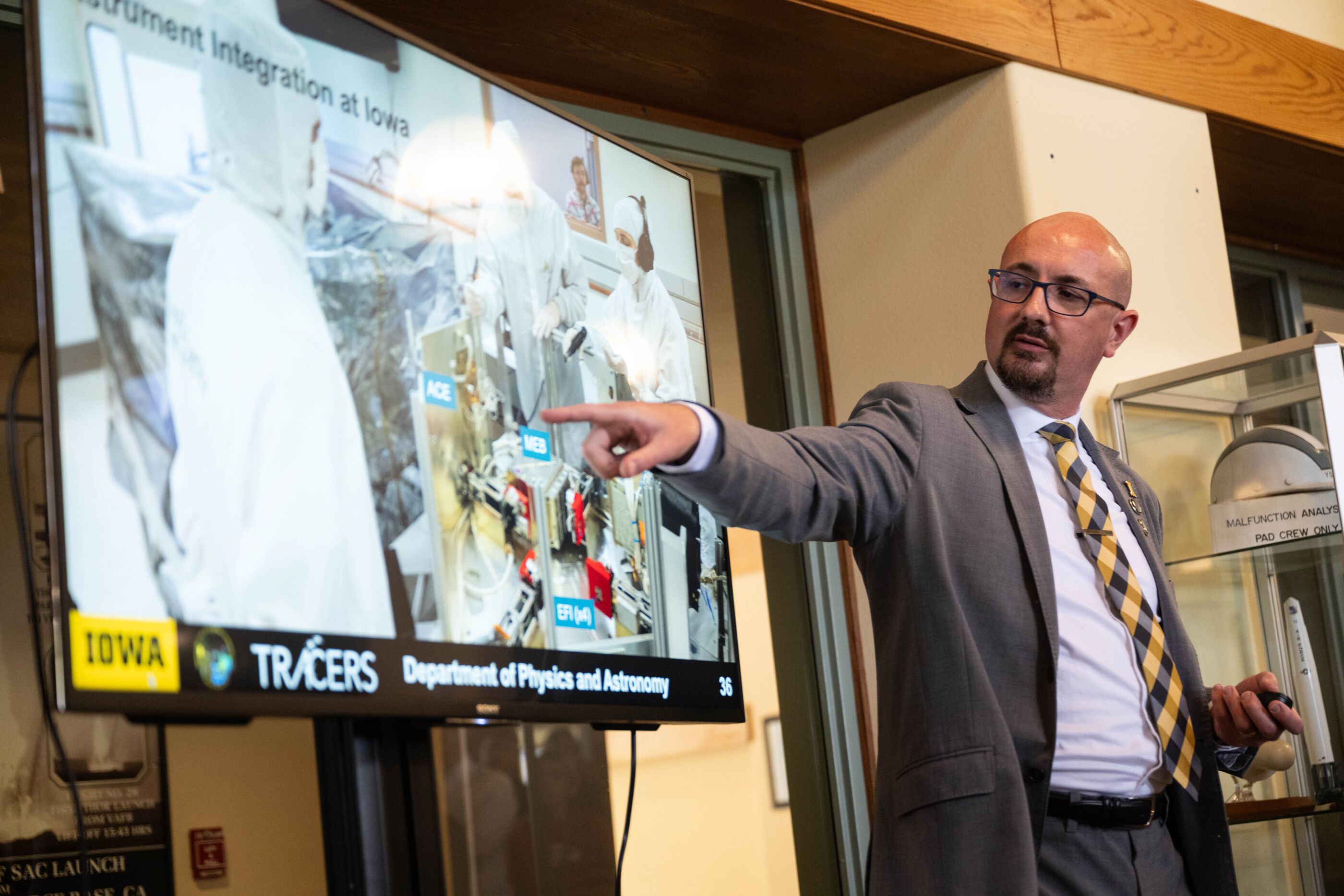 david miles pointing at a screen