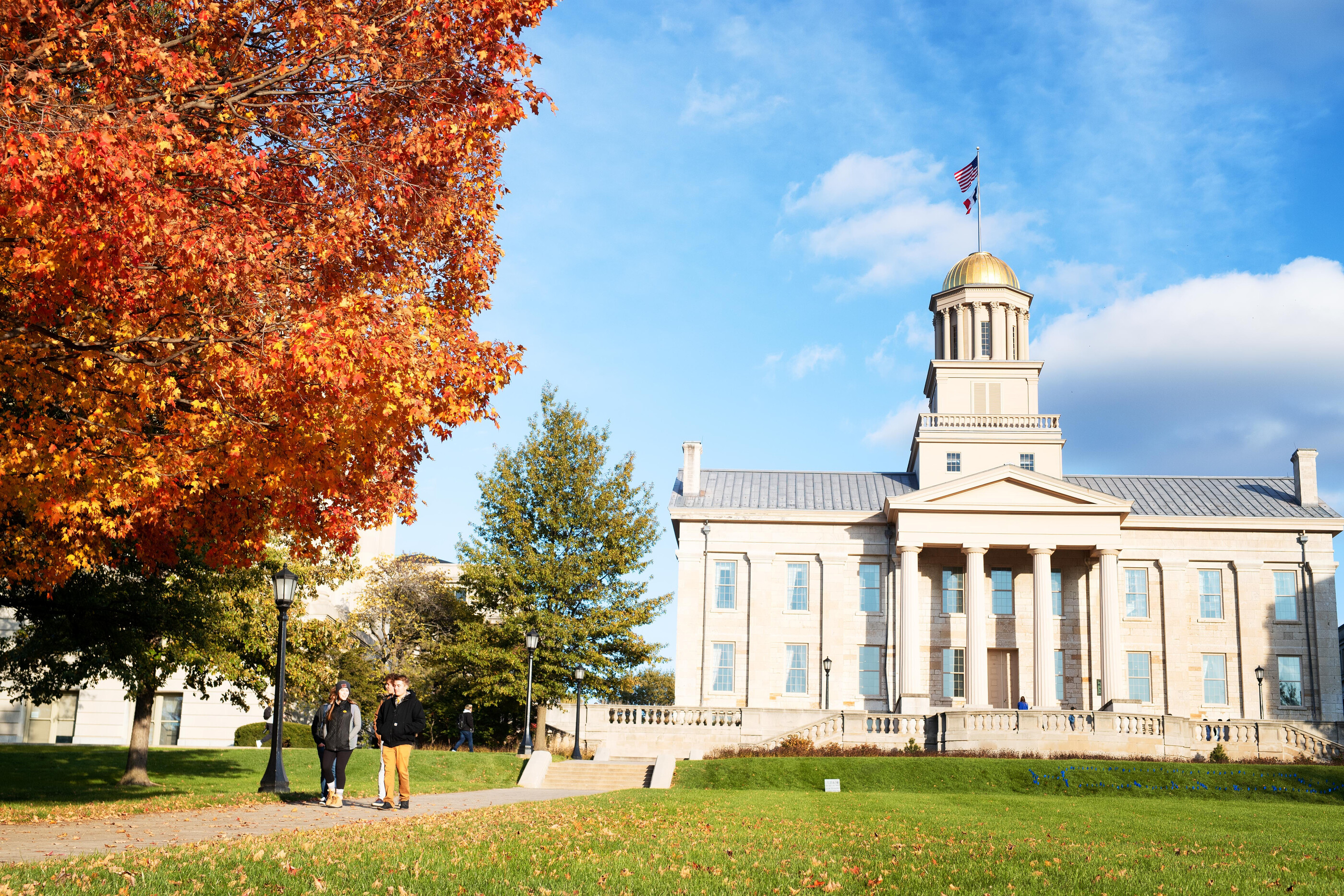 View of the Old Capital in the fall. 
