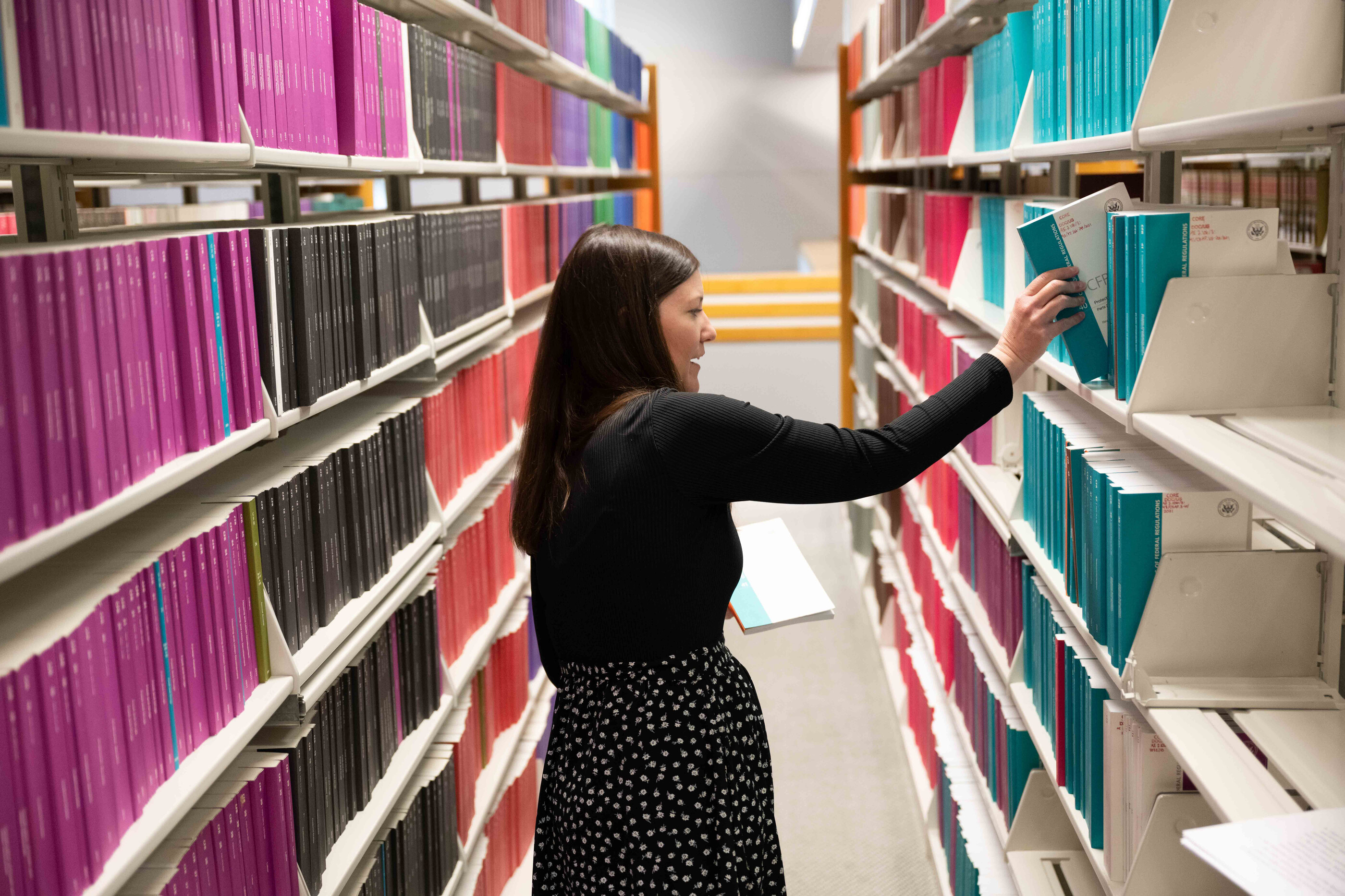 UI Law Library stacks