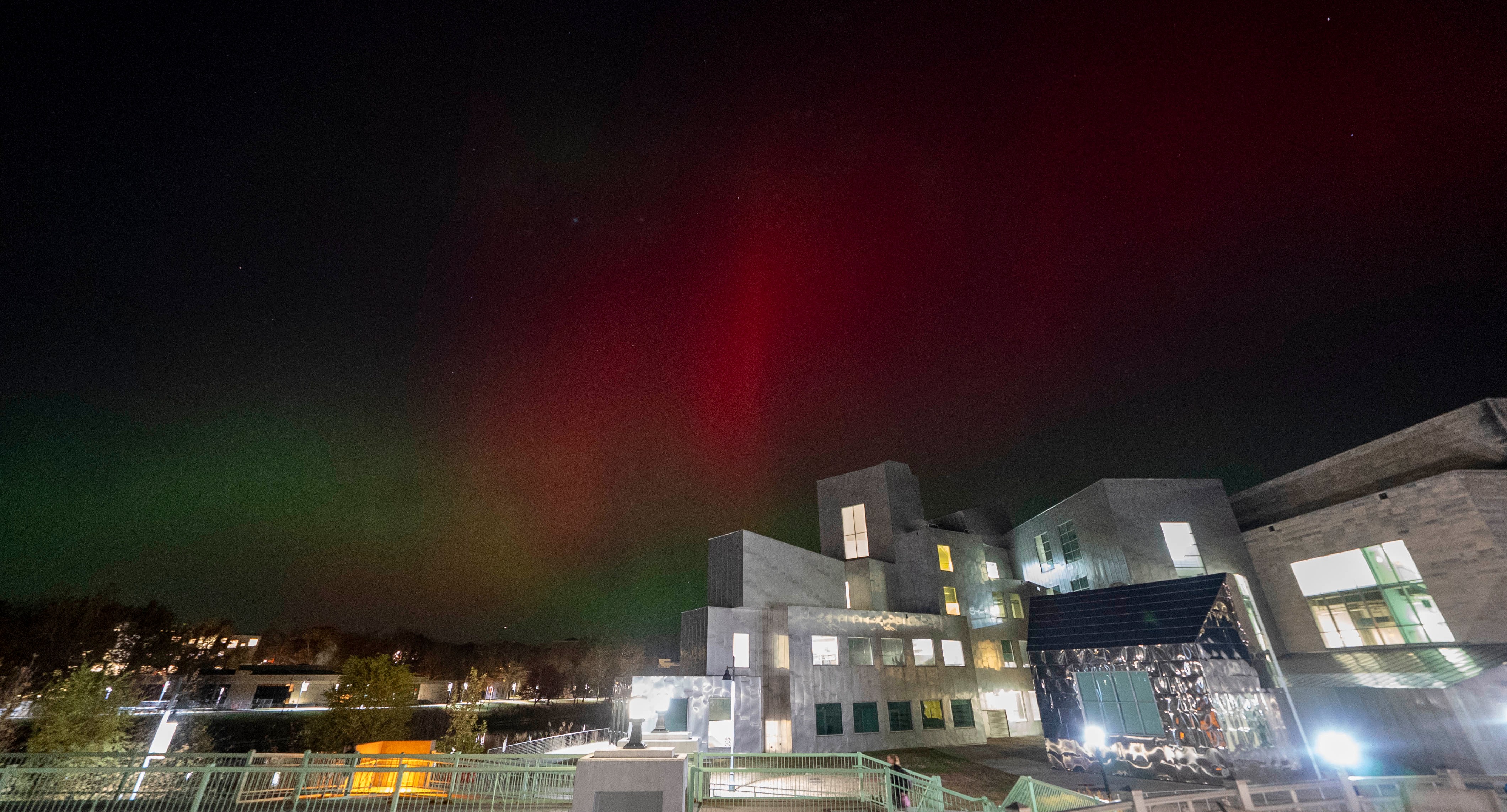Northern Lights over the Iowa Advanced Technology Laboratories