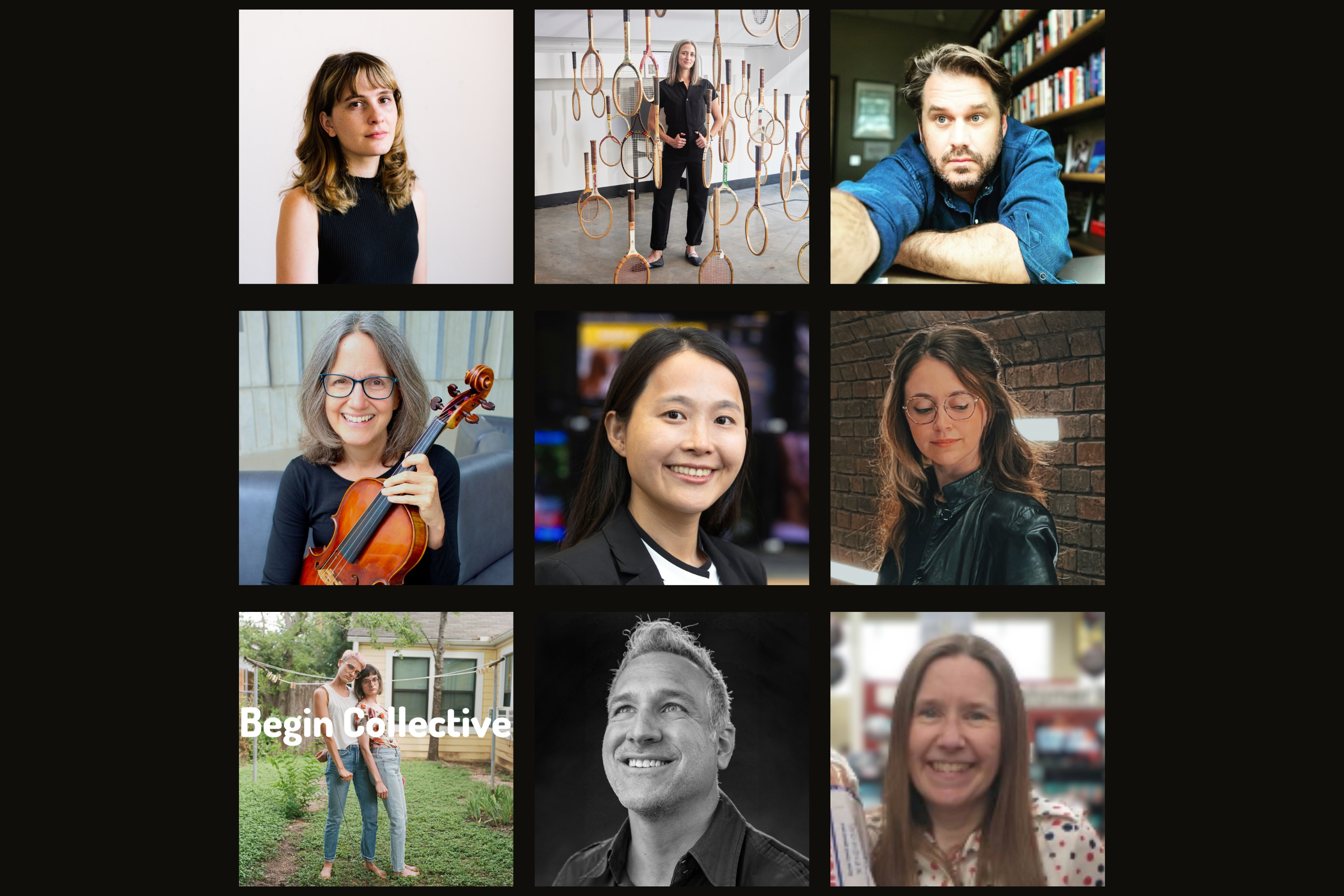 collage of fall 2025 ahi grantees