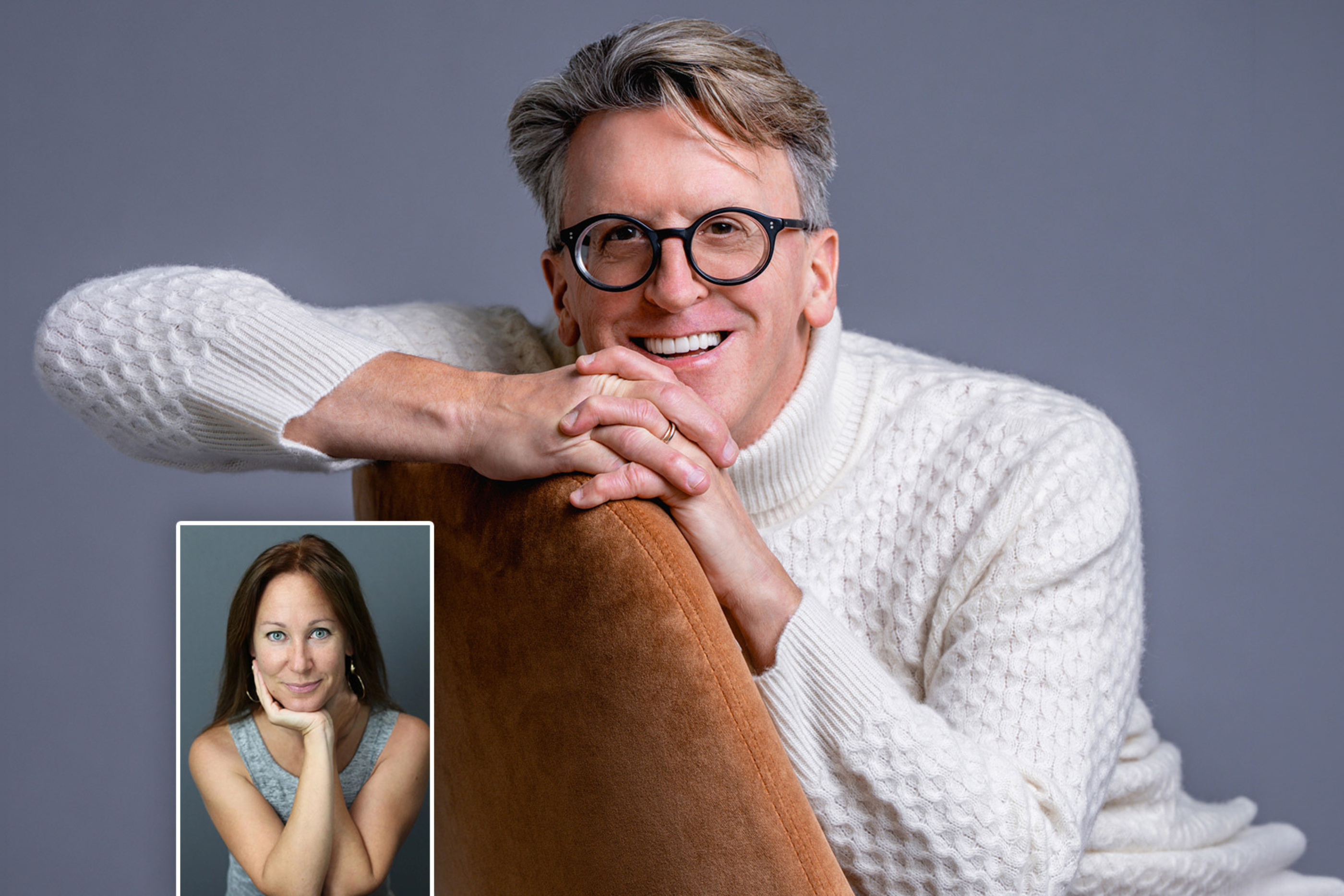 Headshot of Ashley Wheater and Leslie Nolte