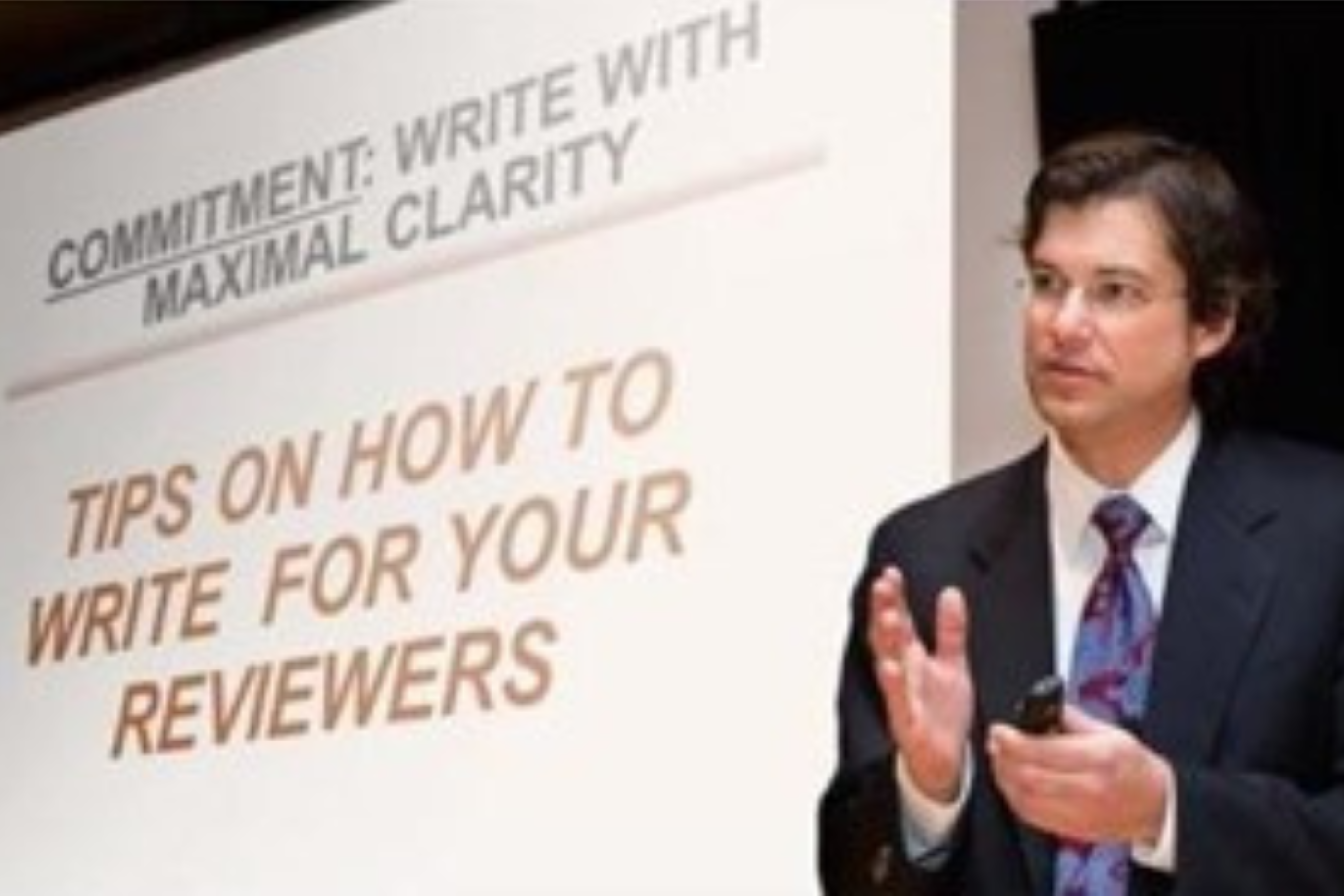 John Robertson from Grant Writers' Seminars & Workshops (GWSW) conducting the Write Winning Grant Proposals seminar 