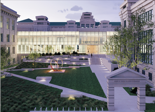 Rendering of Tippie College of Business expansion project