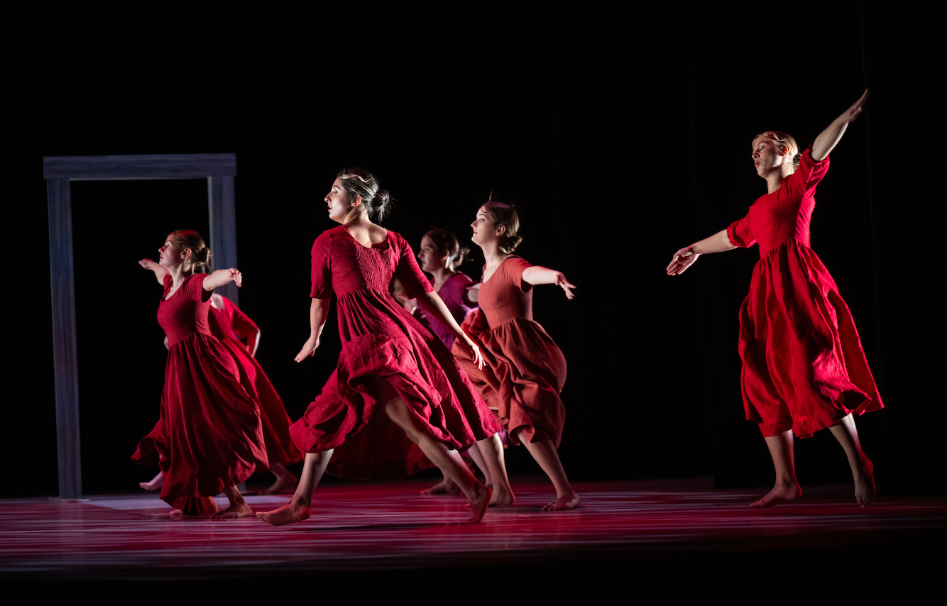 Performers onstage at Dance Gala