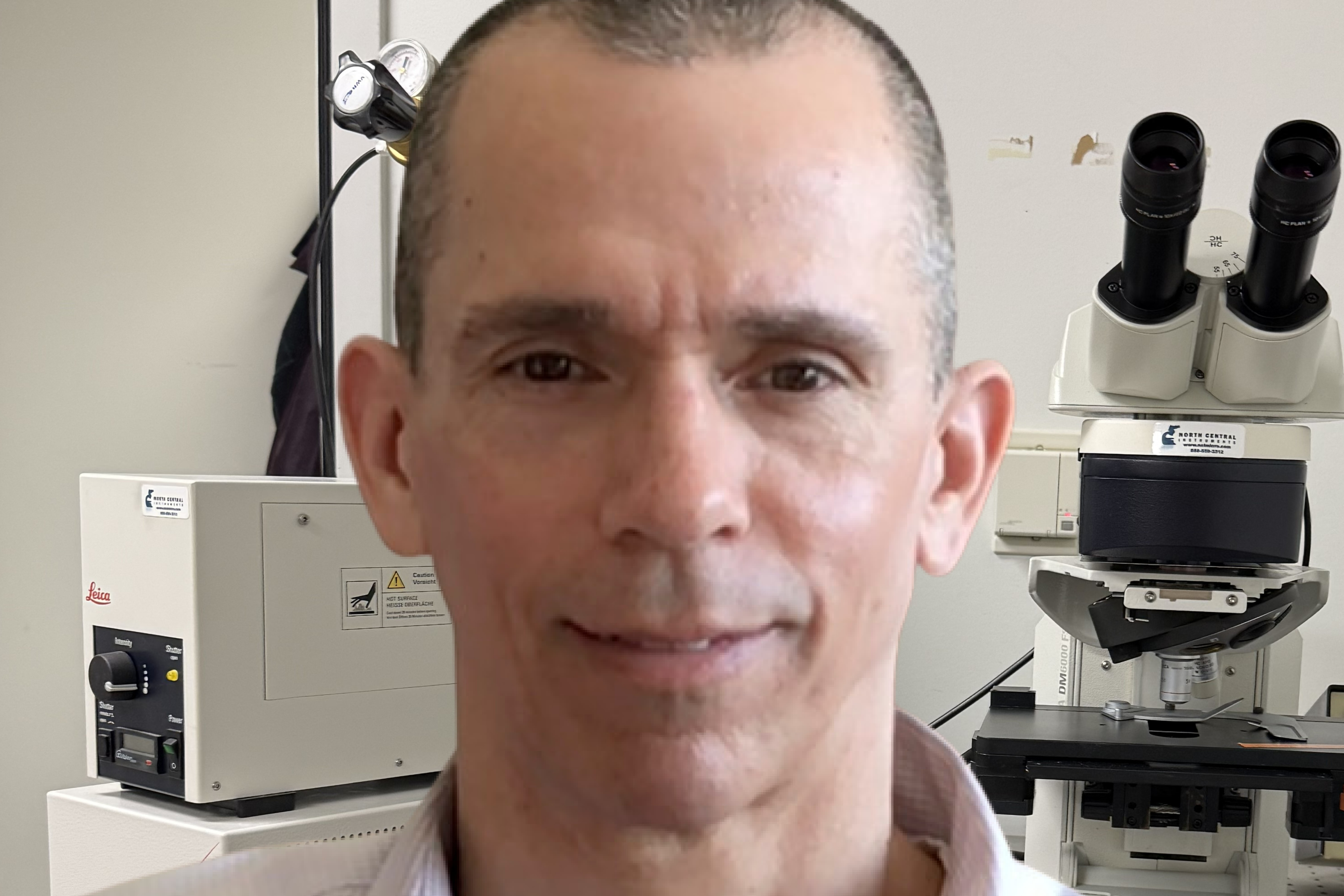 Jason Radley, brain sciences professor, in his laboratory.