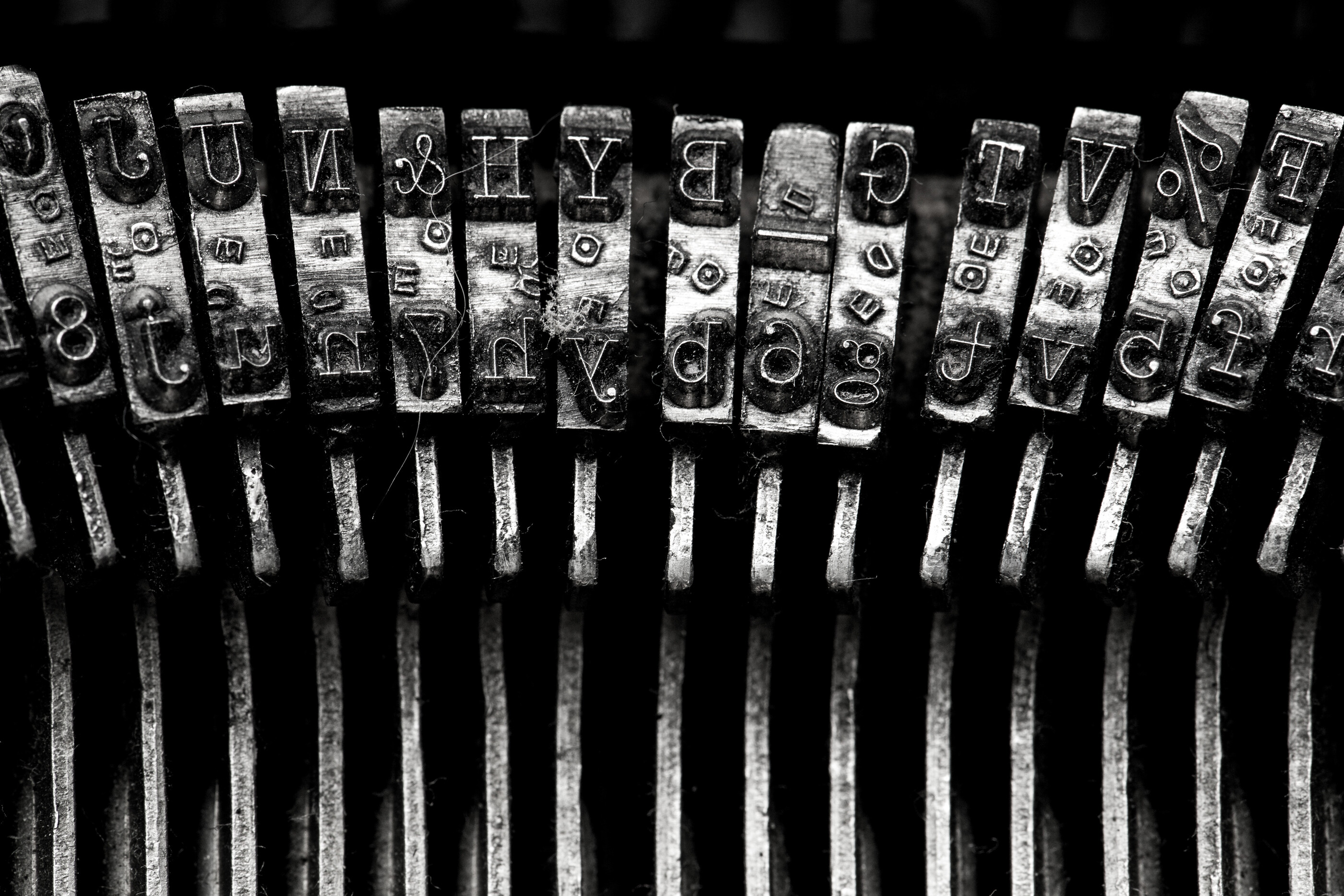 Typewriter keys